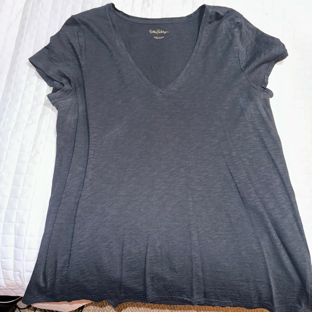 Lilly Pulitzer shirt black L